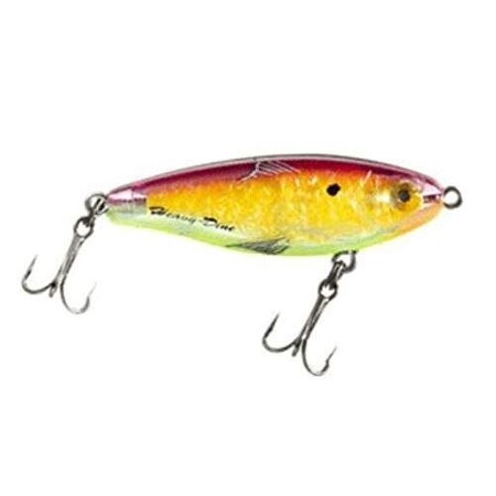 Mirrolure Heavy Dine 2 58, 716Oz, Purple BackChartreuse BellyCrushed Chartreuse C18MR-MGCC